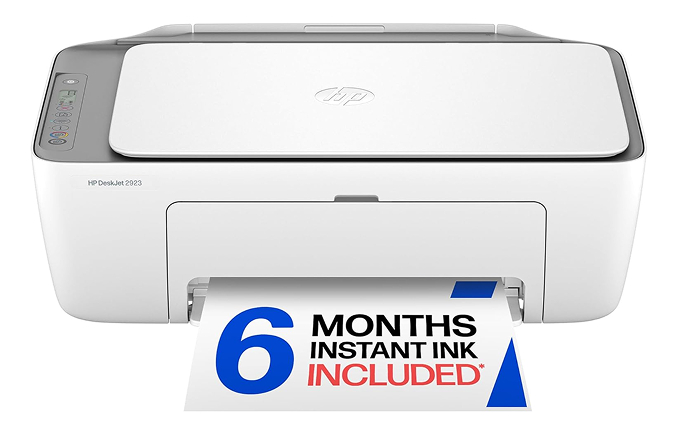 HP DeskJet 2923 Wireless All-in-One Color Inkjet Printer, Scanner, Copier